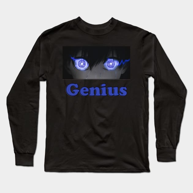 Blue Lock Yoichi Isagi's Eyes Long Sleeve T-Shirt by Hani-Clothing